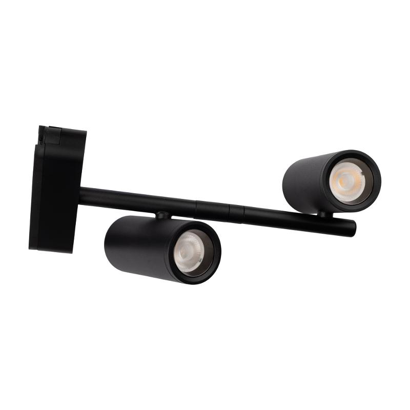 Светильник светодиодный трековый магнитный MTR16  2320B  2X10w 4000K 36° BL (чёрный) IP20   | .5056695 | Jazzway — фото 1 | Sento