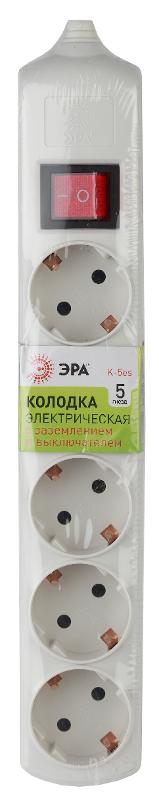 Колодка K-5es 5гн, зазeмл, выкл (10/40/1000) | C0045326 | ЭРА — миниатюра 2