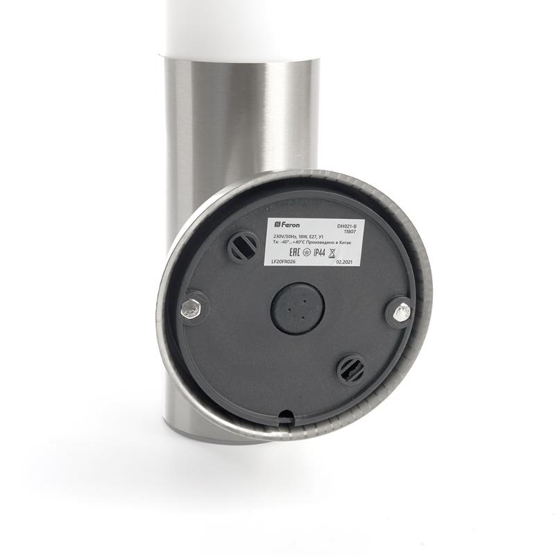 Светильник садово-парковый DH021-B, Техно на стену вверх, 18W E27 230V, серебро | 11807 | Feron — миниатюра 5