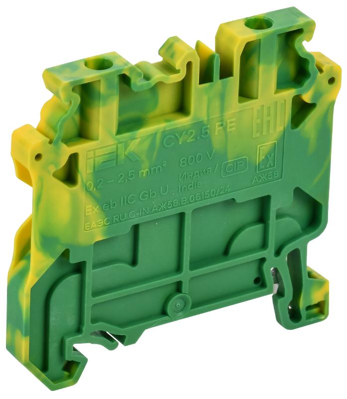 ARMAFIX Колодка клеммная CY4 PE Ex | AF-CT30-01-K52-004-EX | IEK — миниатюра 2
