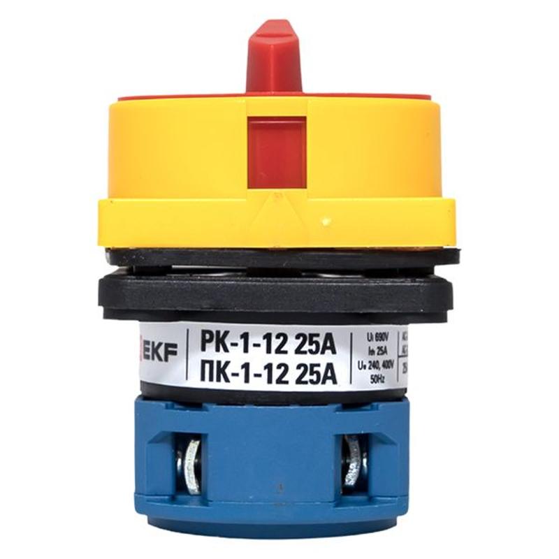 Переключатель кулачковый ПК-1-12 25А 2P "0-1" с блокировкой IP65  PROxima |pk-1-12-25-a65| EKF — миниатюра 17