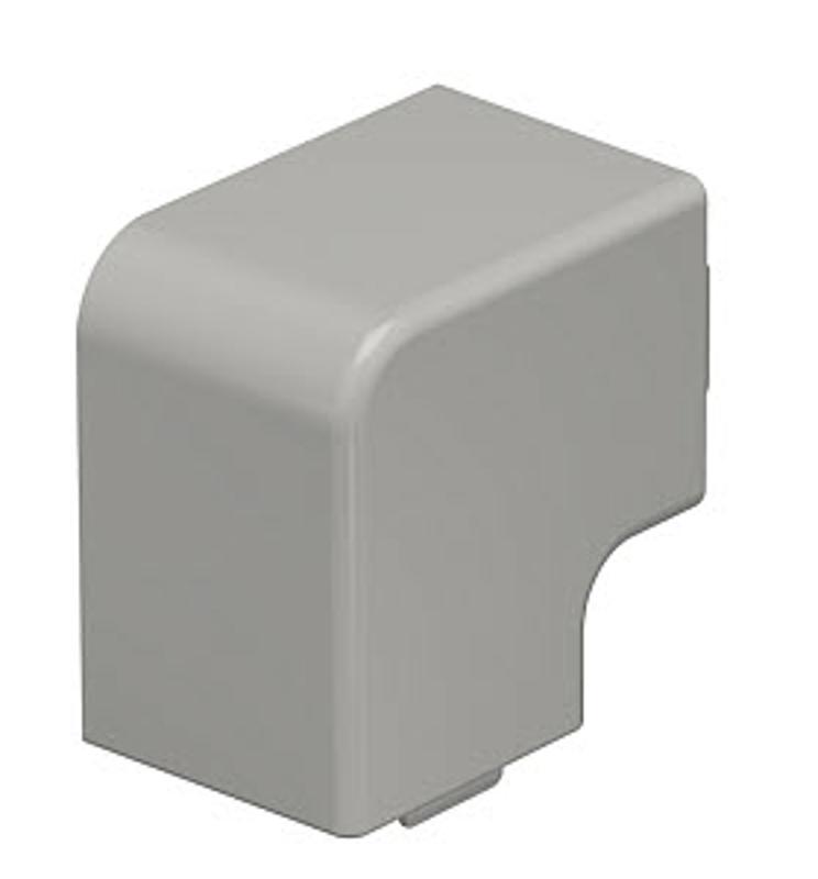 Крышка плоского угла кабельного канала WDK 40x40 мм (ПВХ,серый) (WDK HF40040GR) | 6158668 | OBO Bettermann — миниатюра 2