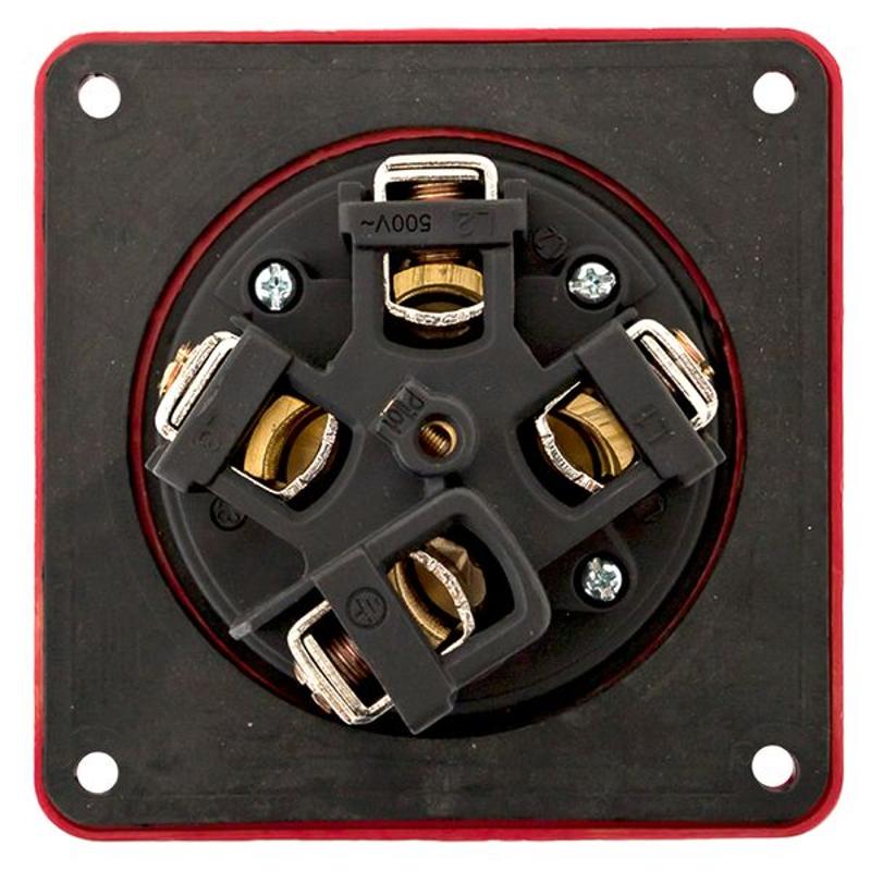 Розетка стационарная внутренняя 3442 3Р+РЕ 125А 380В IP67 EKF PROxima | ps-3442-125-380 | EKF — миниатюра 13