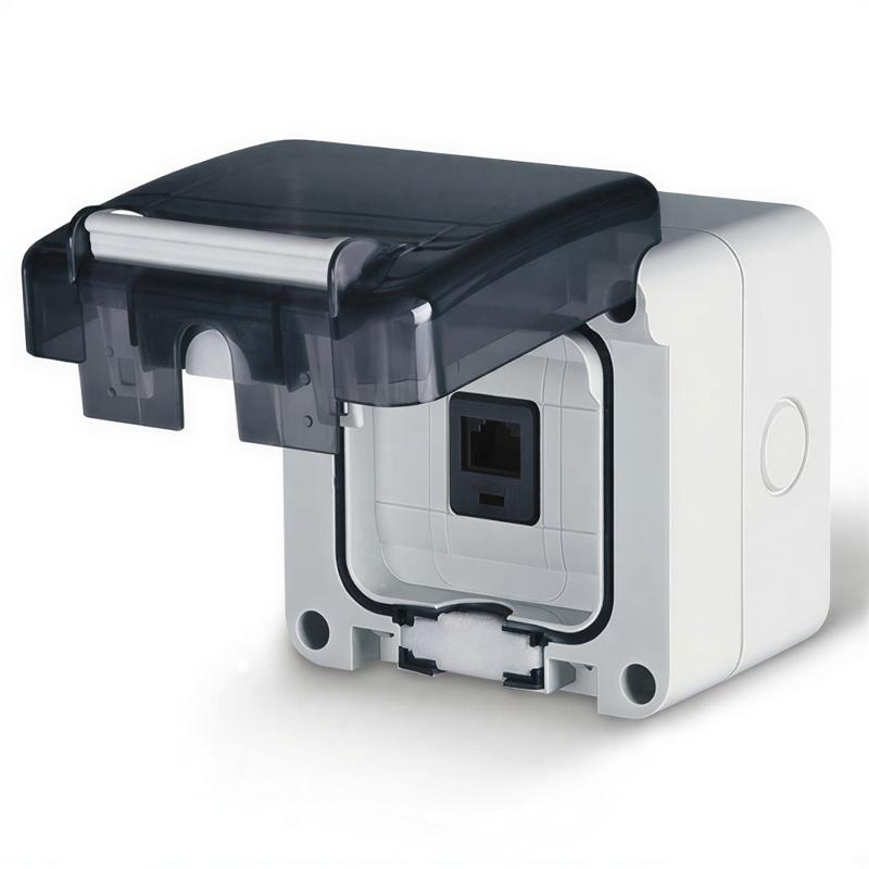 Розетка RJ 45, настенная | DIS137648150 | DKC — DKC (ДКС)