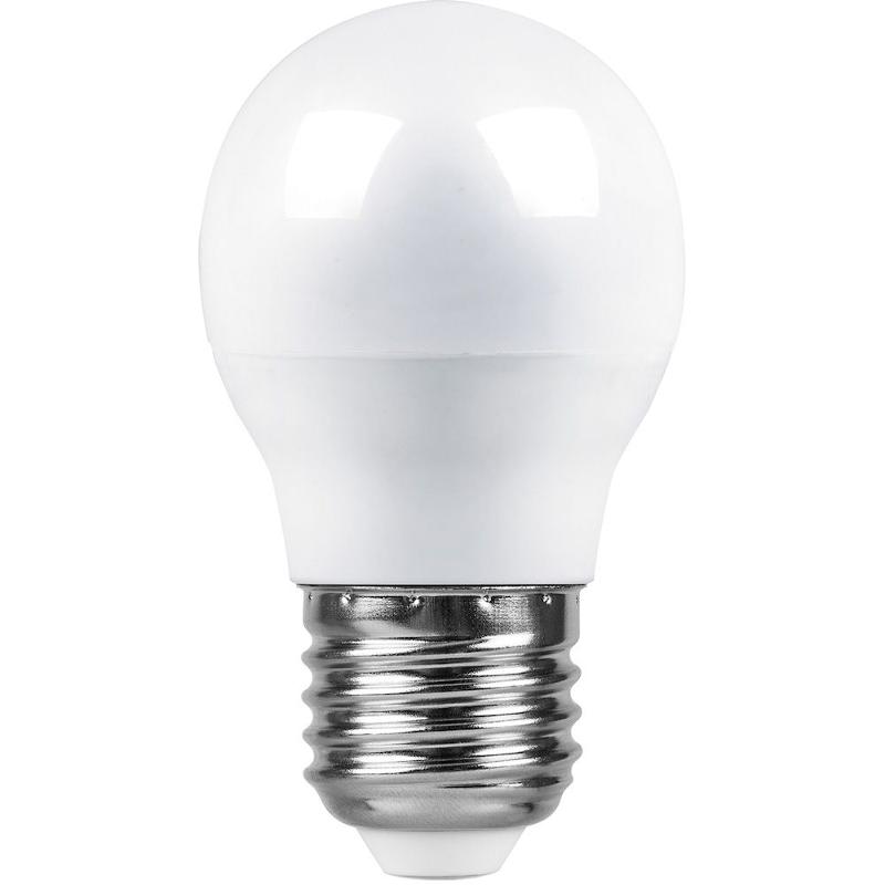 Лампа светодиодная LB-550 (9W) 230V E27 2700K G45 | 25804 | FERON — миниатюра 2