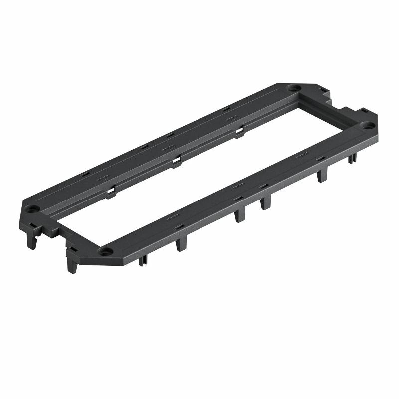 Накладка монтажной коробки UT4 для 4xModul45 208x76 мм (полиамид,черный) (UT4 P4) | 7408763 | OBO Bettermann — OBO Bettermann