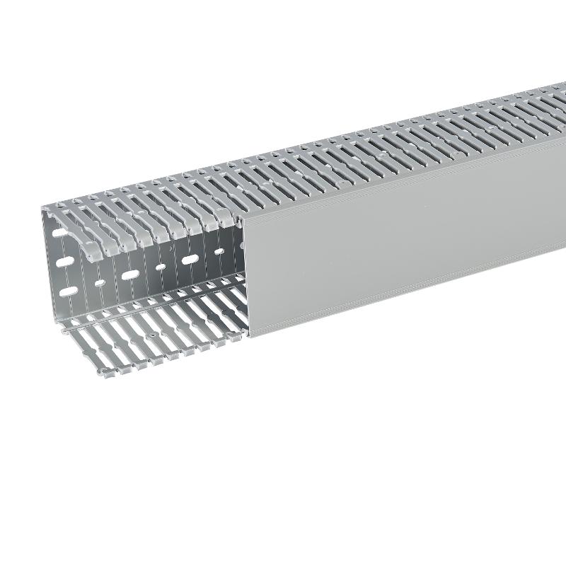 Кабель-канал (крышка + основание) Transcab - 100x100 мм - серый RAL 7030 | 636122 | Legrand — Legrand