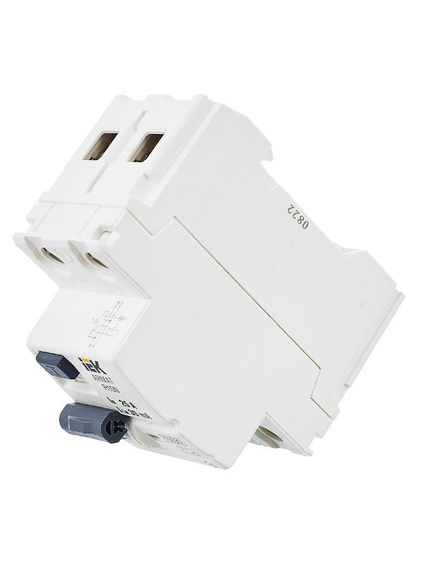 Выключатель дифференциальный (УЗО) R10N 2P 25А 30мА тип AC ARMAT | AR-R10N-2-025C030 | IEK — миниатюра 6