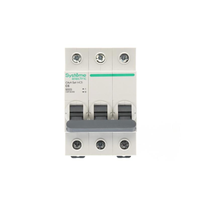 Выключатель автоматический трёхполюсный 6A C 6kA City9 | C9F36306 |Systeme Electric — миниатюра 3