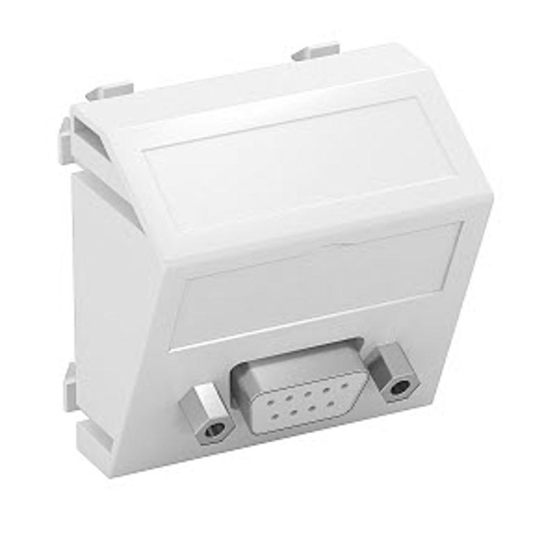 Мультимедийная рамка D-Sub9 Modul45 (серебристый) (MTS-DB9 S AL1) | 6104652 | OBO Bettermann — миниатюра 2