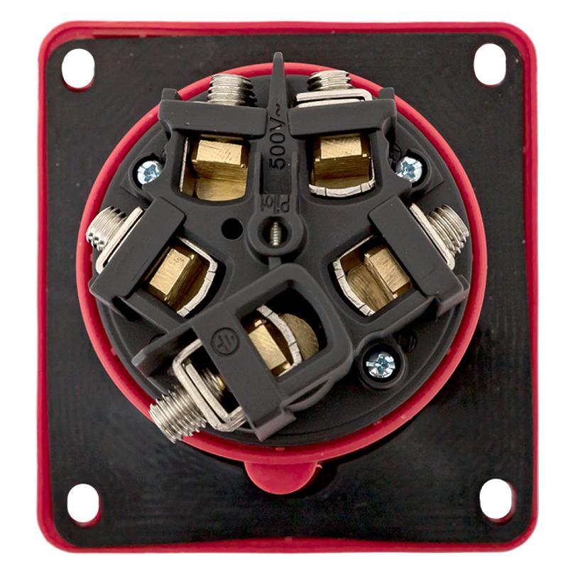 Розетка стационарная внутренняя угловая 4452 3Р+РЕ+N 125А 380В IP67 EKF PROxima | ps-4452-125-380 | EKF — миниатюра 4