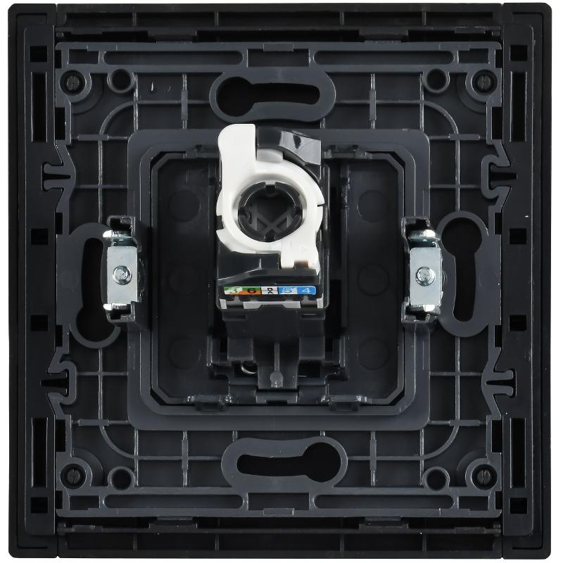 FORTE&PIANO Розетка комп. RJ45 кат.5E FP732M металл никель  | FP-K10-1-M-K50 | IEK — миниатюра 3