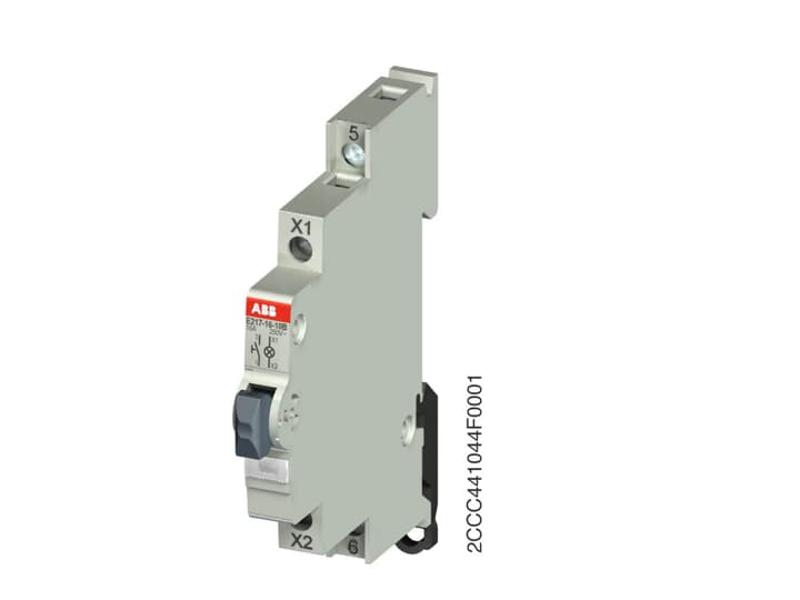 Выключатель кнопочный с подсветкой белый E217-16-10B48 | 2CCA703170R0001 | ABB — ABB