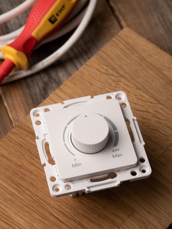 Стокгольм Механизм Светорегулятора 600W 220В белый PROxima | EYD06-101-10 | EKF — миниатюра 11
