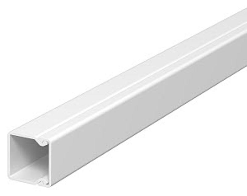 Мини-канал WDK с крышкой 20x20x2000 мм (высота борта 17 мм, крышка 17 мм) ПВХ белый RAL 9010 | 6191037 | OBO Bettermann — OBO Bettermann