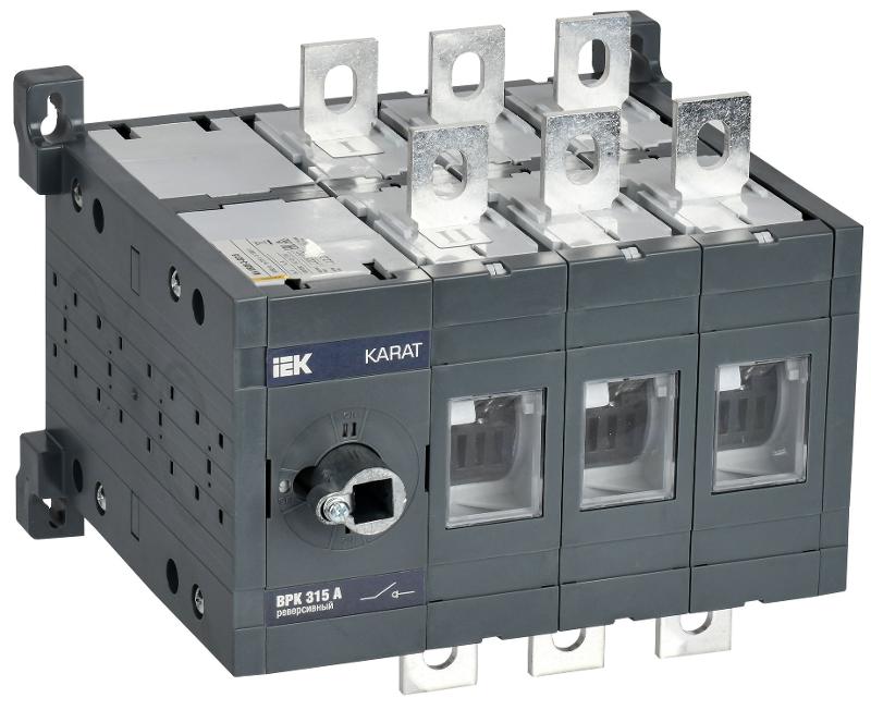 KARAT Выкл-разъед. ВРК реверс. без рукоятки 3P 315А  | KA-VR20-3-0315 | IEK — фото 1 | Sento