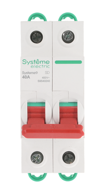 Systeme9 Выключатель нагрузки (ВН) 2P 40A 400В | S9S40240 | SE — миниатюра 2