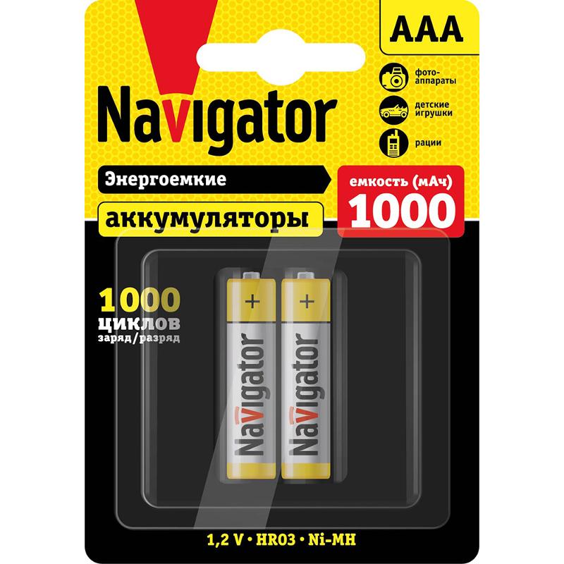 Аккумулятр Navigator 94 462 NHR-1000-HR03-BP2 | 94462 | Navigator — Navigator