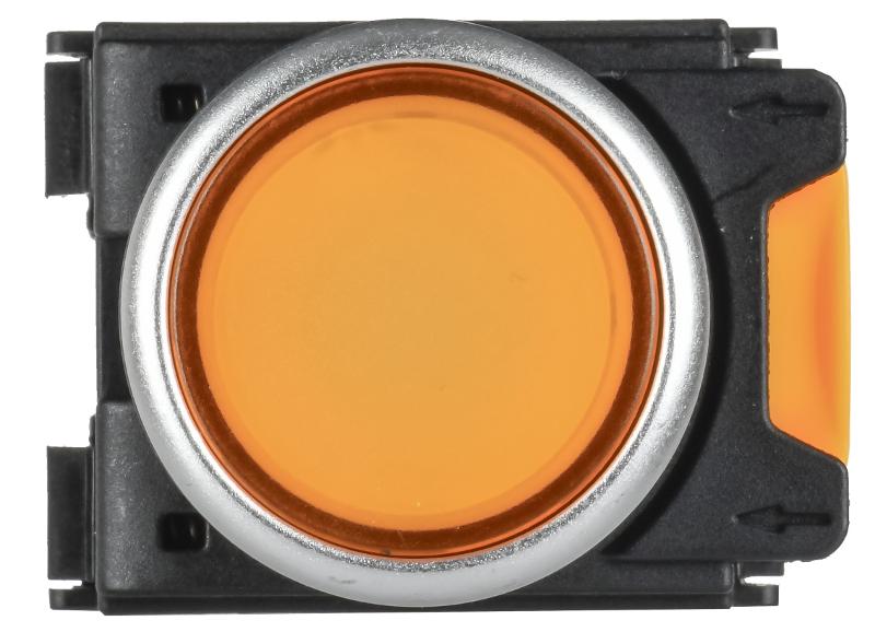 Кнопка с подсвет. и фикс. d=22мм 1NO+1NC жёлтая MASTER | MI-BT60-11TD-3-11-K05 | IEK — миниатюра 4