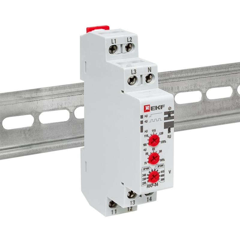 Реле контроля фаз RKF-34 EKF EKF PROxima | rkf-34 | EKF — миниатюра 8