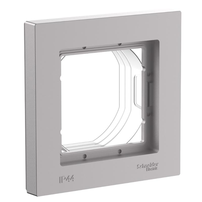 AtlasDesign Aqua Рамка 1-ая IP44, Алюминий | ATN440301 | SE — Systeme Electric