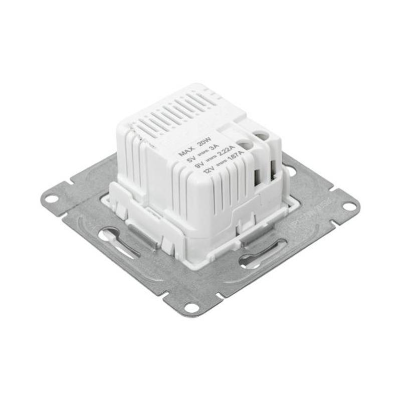 Механизм розетки USB-C - 2шт, белый Эпика EKF | UP1-SOW-2USBC | EKF — миниатюра 12