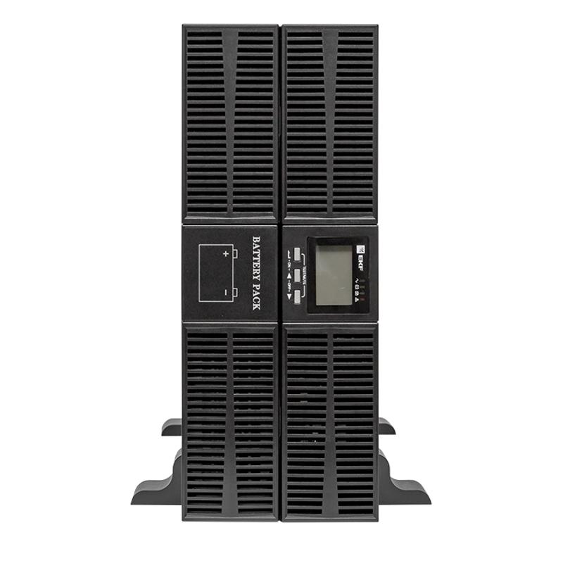 ИБП двойного преобразования E-Power SW900G4 6000 ВА ,для монтажа в стойку,1фазный ,230В, c АКБ 16 х 12В_7Ач | SW960G4-RT-B | EKF — миниатюра 3