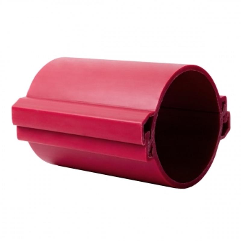 Труба гладкая разборная ПНД 110 мм (450Н), красная PROxima | tr-hdpe-110-450-red | EKF — EKF