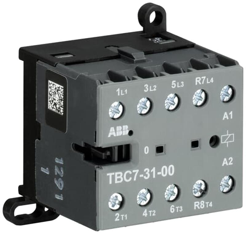 Мини-контактор TBC7-31-00-62 (12A при AC-3 400В), катушка 77-143VDC, с винтовыми клеммами | GJL1313461R6002 | ABB — ABB