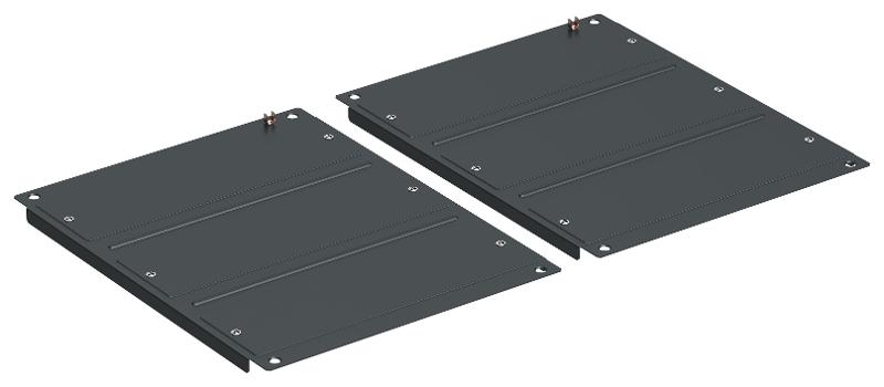 ITK LINEA S Панель основ. шкафа 600х1200мм чер. (2шт/компл) | LS-BP05-600-1200 | ITK — миниатюра 1
