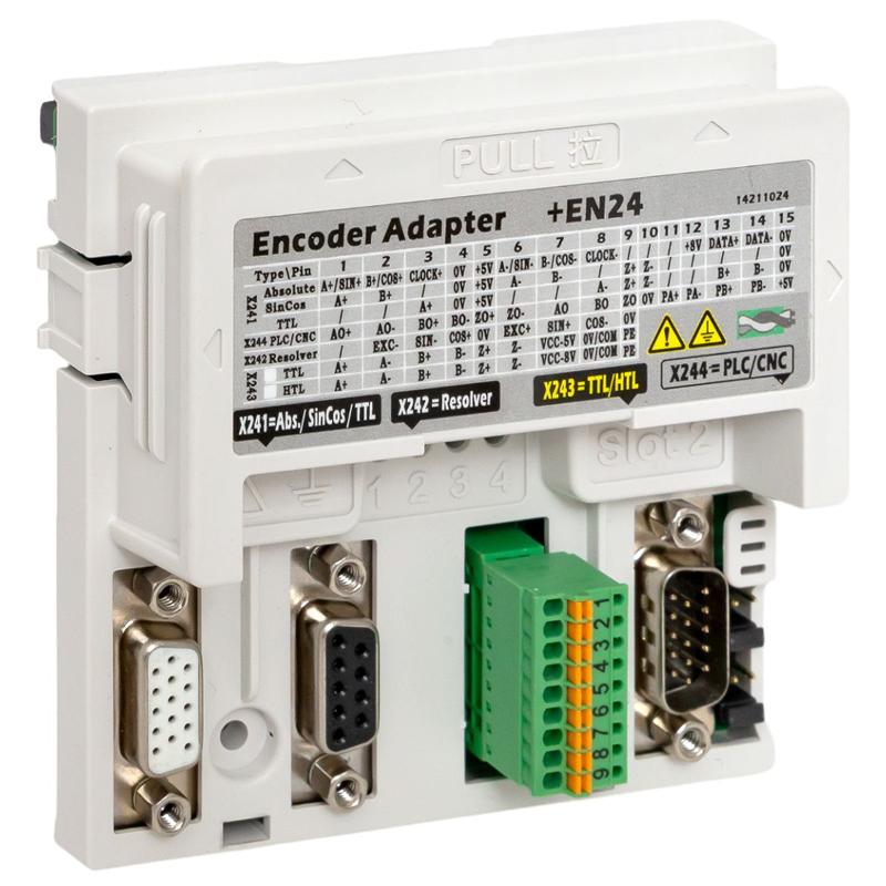 Карта расширения для подключения энкодера Absolute/SinCos/TTL/HTL/Resolver для преобразователя частоты PRO-Drive PD-500  | PD-500-ACC-EN24 | EKF — EKF