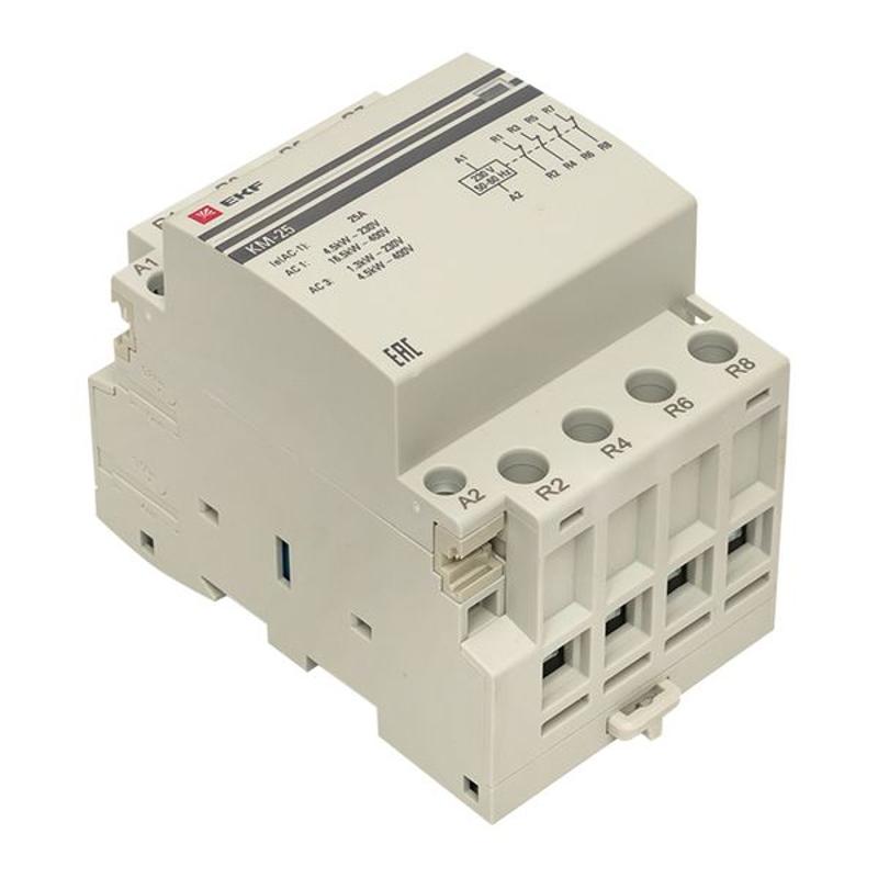Контактор модульный КМ 25А 4NC (3 мод.) PROxima| km-3-25-04 | EKF — миниатюра 12