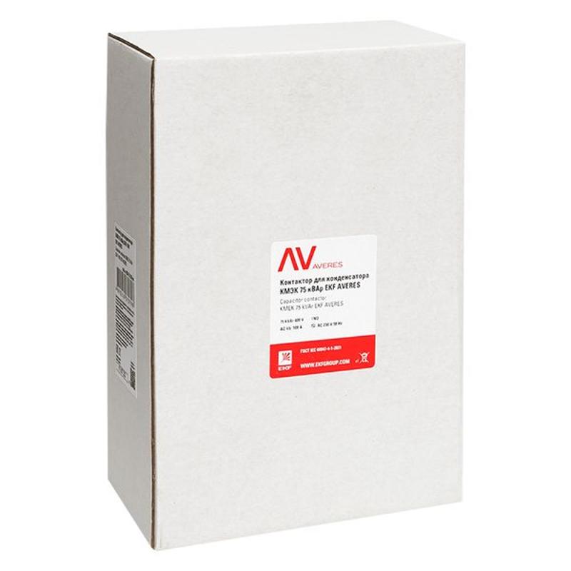 Контактор для конденсатора КМЭК 75 кВАр 230В 1NО AVERES | ctrk-s-108-75-230-av | EKF — миниатюра 9