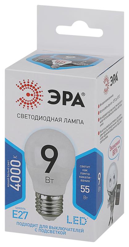 Лампа светодиодная LED P45-9W-840-E27 | Б0029044 | ЭРА — миниатюра 4