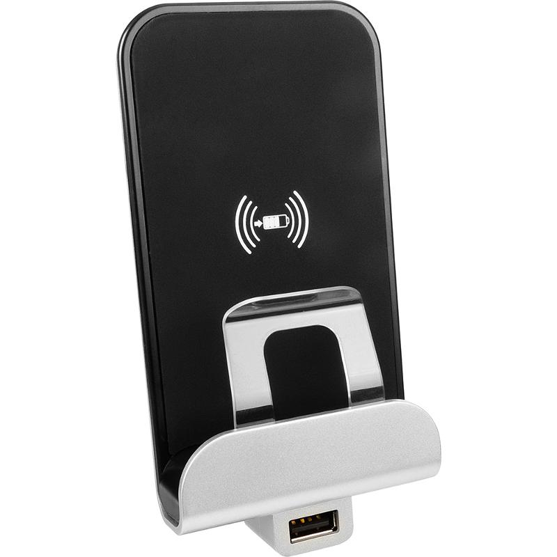 Valena Allure.Беспроводное зарядное устройство Qi 1А с дополнительным разьемом USB A 5В 2,4А. — миниатюра 2