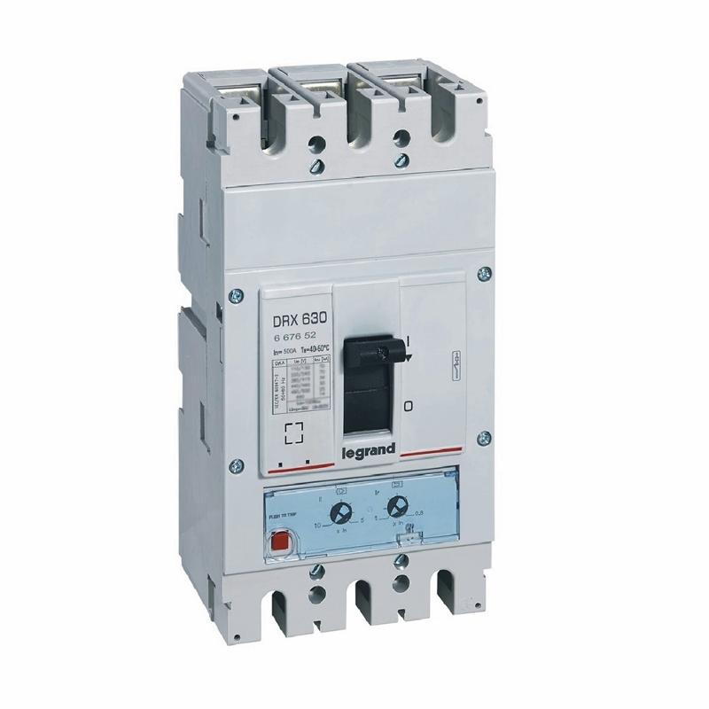 DRX630 термомагнитный 500A 3П 36кА настраиваемый | 667652 | Legrand — Legrand