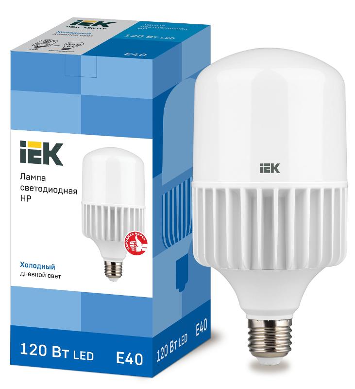 Лампа светодиодная промышленная HP 120Вт 230В 6500К E40 | LLE-HP-120-230-65-E40 | IEK — IEK (ИЭК)