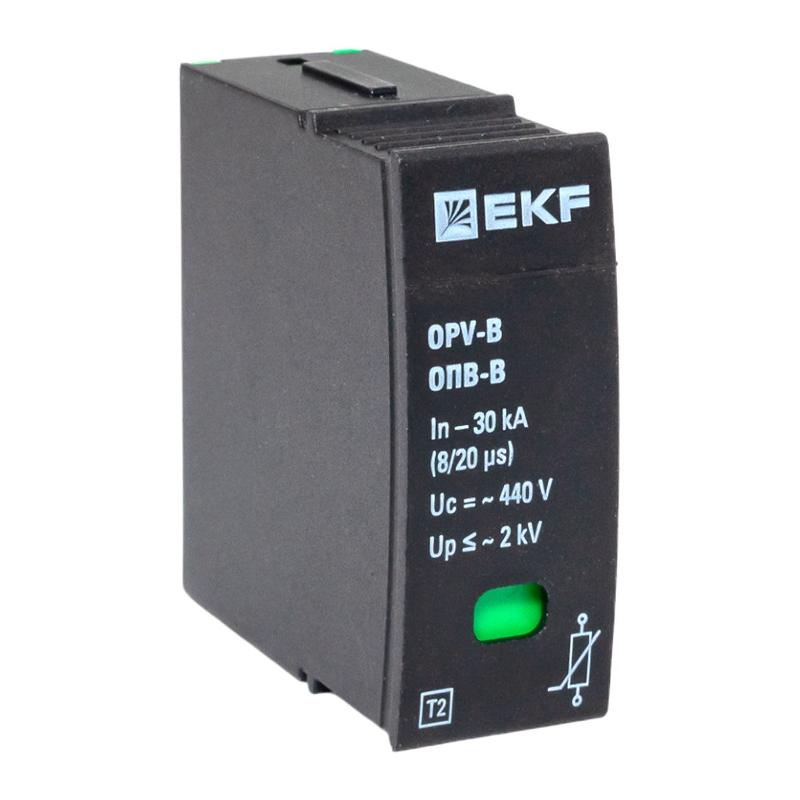 Сменный модуль к ОПВ-B In-30кА 440В с сигнализацией  |opv-b-module| EKF — EKF