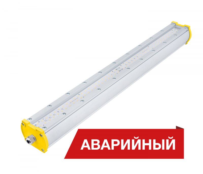 Светодиодный светильник Piton 2Ex 40/5400 Д прозрачный 5400лм 40Вт 4000K IP65 0,95PF 80Ra Кп<1 Аварийный | DP2Ex40-D-PZ-4K-A | Diora — Diora