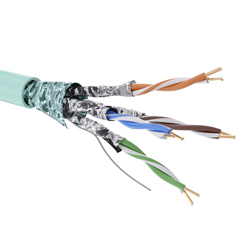 Кабель CAT 6А, F/FTP, нг(А)-HF, бухта 500м, аква | RN6AFFA01AQ | DKC — DKC (ДКС)