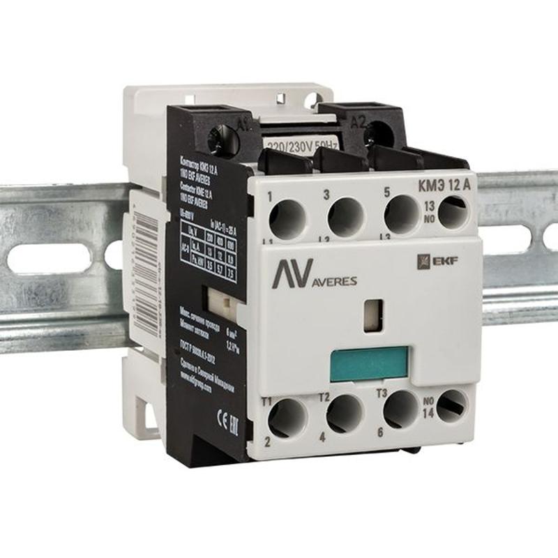 Контактор КМЭ 12А 1NO 400В АС EKF AVERES | ctr-s-12-10-400-av | EKF — миниатюра 10