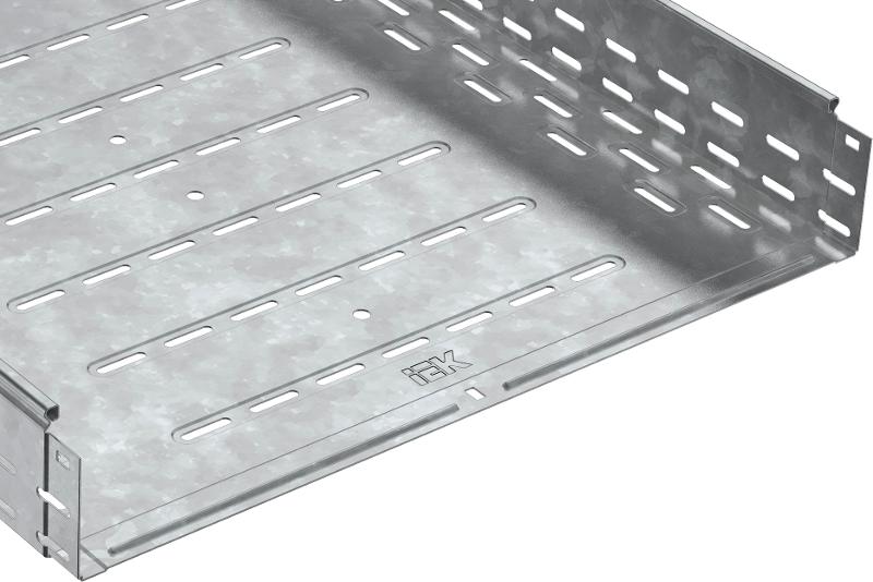 ESCA Лоток перфорированный 100х600х3000 HDZ | CLP10-100-600-3-M-HDZ | IEK - ( ротация на ES5-12-100-600-3-10-HDZ ) — IEK (ИЭК)
