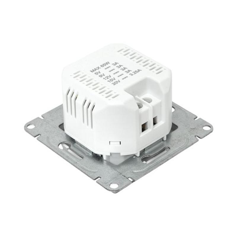 Механизм розетки USB-С, быстрая, алюминий Эпика EKF | UP1-SOA-USBCF | EKF — миниатюра 12