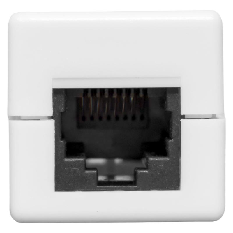 Адаптер проходной TERACOM PRO Cat.6 неэкранированный RJ45-RJ45 белый | TRP-INLC-2RJ45-6UTP-WH | EKF — миниатюра 2