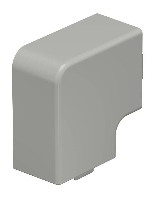 Крышка плоского угла кабельного канала WDK 30x45 мм (ПВХ,серый) (WDK HF30045GR) | 6158676 | OBO Bettermann — OBO Bettermann