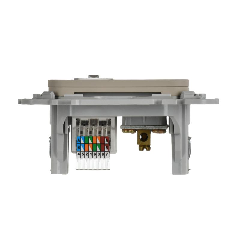 FLITE Розетка 2-ая RJ45/TV кат.5Е UTP РКТВ5е-2-0-ФлЛ льняной | FI-AK22-1-K88 | IEK — миниатюра 4