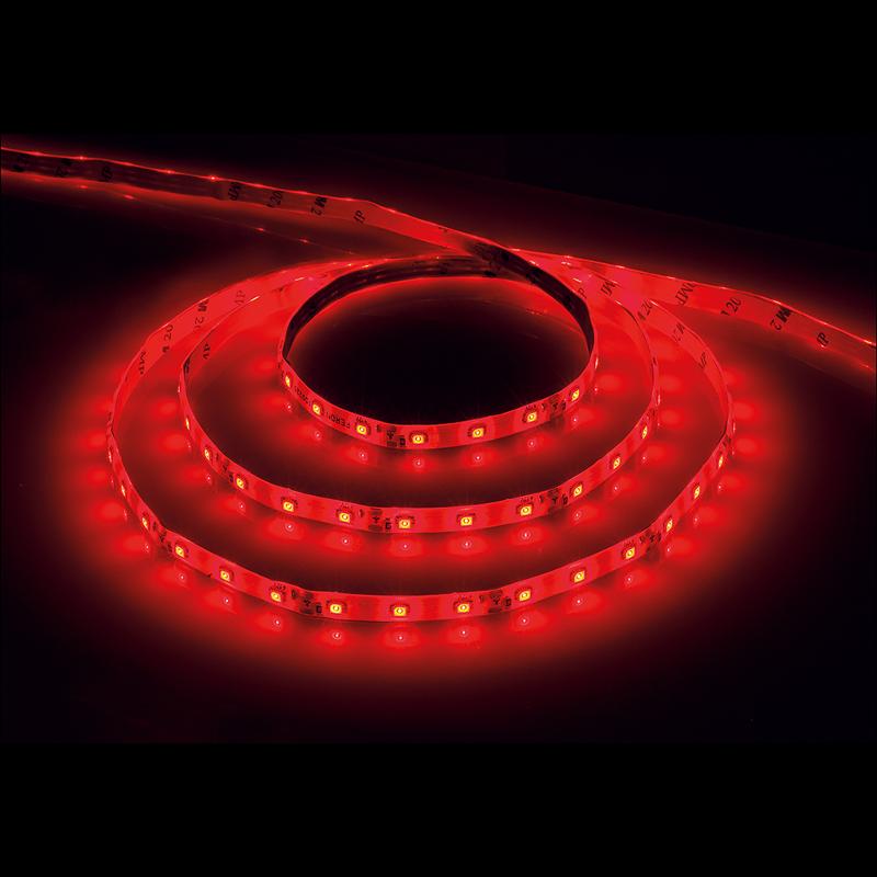 Лента светодиодная LS604/ 60SMD(2835)/м 4.8Вт/м 12V IP65 5000*8*3.8мм красный | 27676 | FERON — миниатюра 2