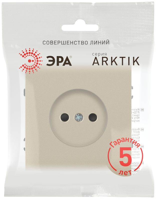 Розетка Arktik 16-2106-04 без заземления 2P 16А-250В шампань | Б0071676 | ЭРА — миниатюра 3