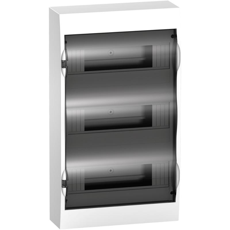 Корпус навесной City9 Box прозрачная дверь 3ряд/36мод | EZ9E312S2SRU | SE — Systeme Electric