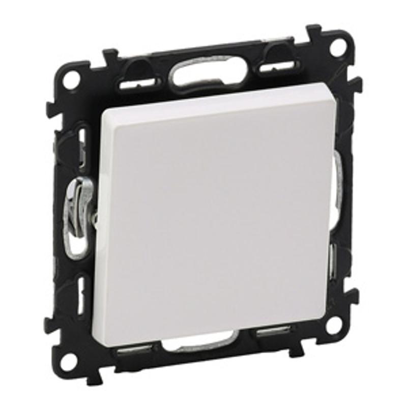 Valena LIFE DIY Белый Выключатель кнопочный 1-клавишный, 6А 250В — миниатюра 2